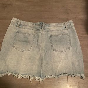 XL Charlotte Russe Denim Skirt